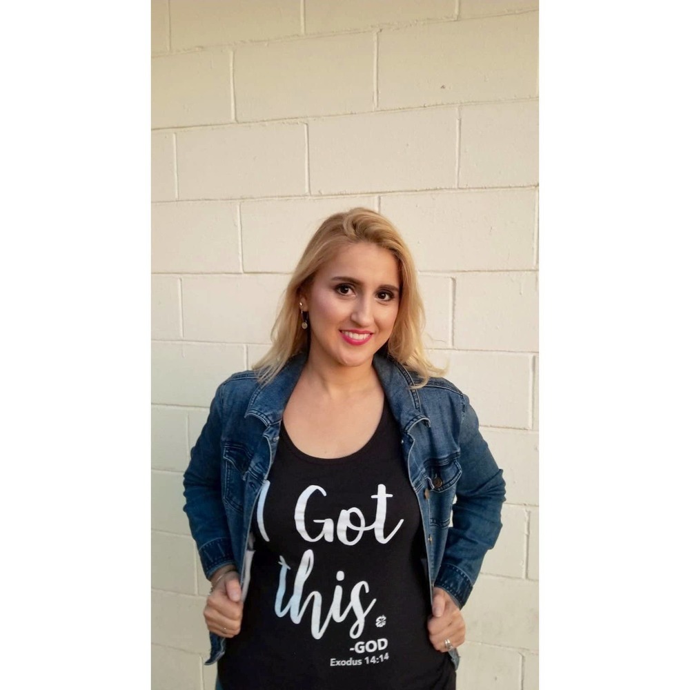 Christian Bible Verse Tank Top, Exodus 14:14